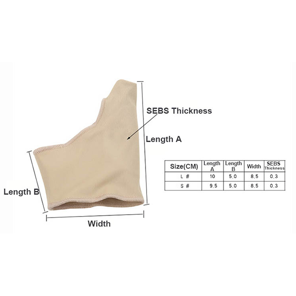 Lycra Silicone bunion corrector insoles toe straightener hallux valgus socks ZG-463