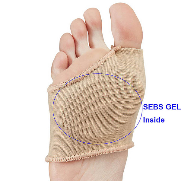 Metatarsal Gel Sleeve Forefoot Cushion Pad Supports Ball of Foot Health ZG-258