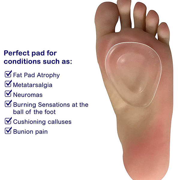 Forefront Ball Of Foot Cushions Gel Insoles Foot Massager ZG-281