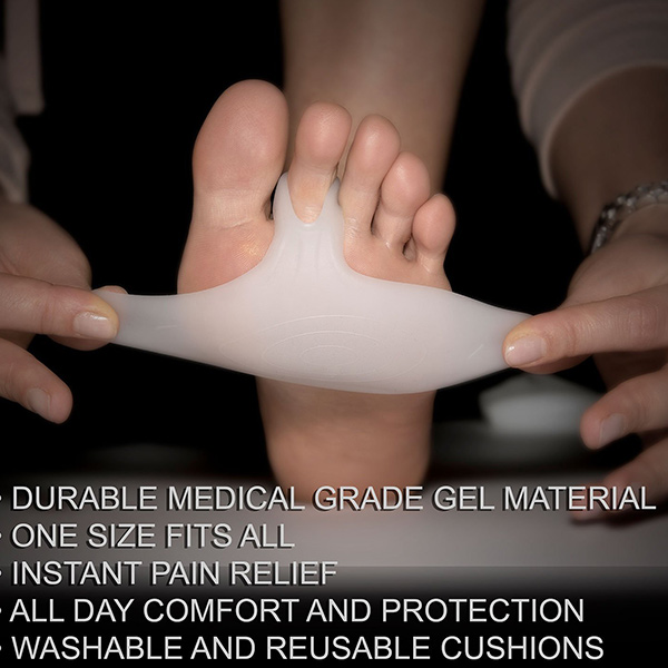 New Products Medical Silicone Original Metatarsal Pads Gel Pad Ball of Foot Cushions Rapid Foot Pain Relief ZG-282