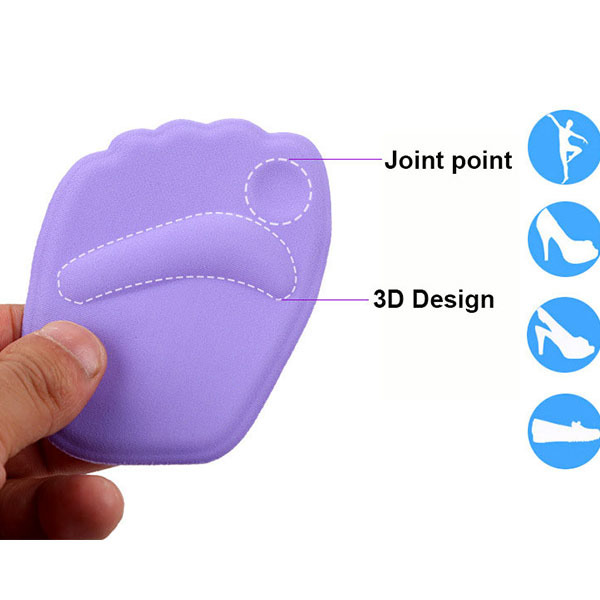 Super Soft Daily Use Foot Pain Relief Protector Gel High Heel Pads ZG-416