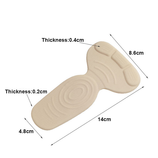 Quick Order Anti slip Shoe Pads Back Liner Shoes Grip Insoles for High Heels   ZG-335