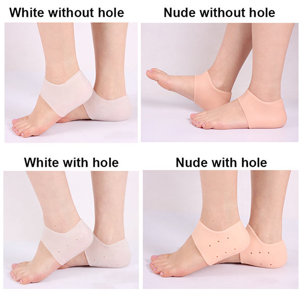 Manufaturer Wholesale Gel Socks for Cracked Feet Silicone Gel heel protector ZG-401