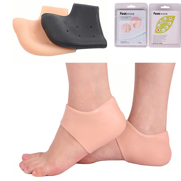 Manufacturer Wholesale Silicone SEBS  Moisturizing Sock Silicone Gel Heel Pad ZG-402
