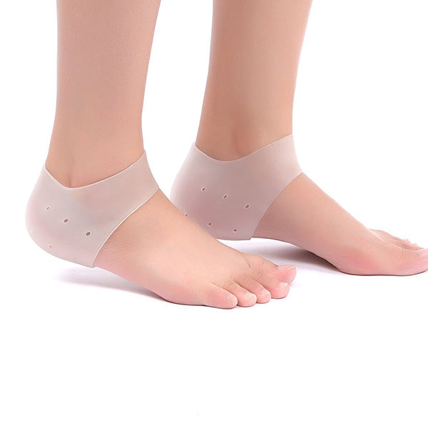 Silicone Heel Protector Pain Relief Insole Protect Foot Care Gel Heel Cushion ZG-1806