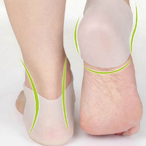 Silicone Heel Protector Pain Relief Insole Protect Foot Care Gel Heel Cushion ZG-1806
