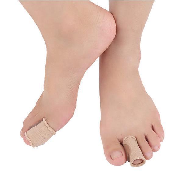 New Arrival Foot Care Fabric Toe Corrector Soft Silicone SEBS Gel Toe Separators ZG-423