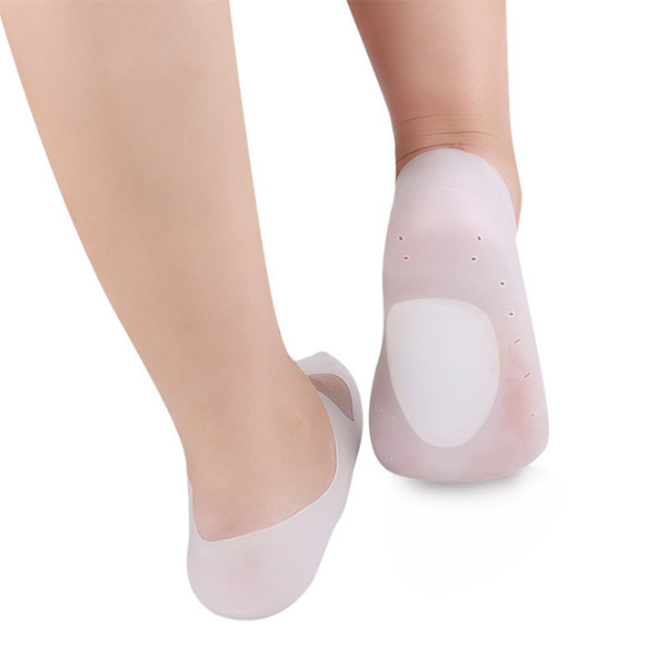 Breathable Anti Crack Whitening Moisture Arch Support Silicone Gel Spa Sock New products  ZG-450